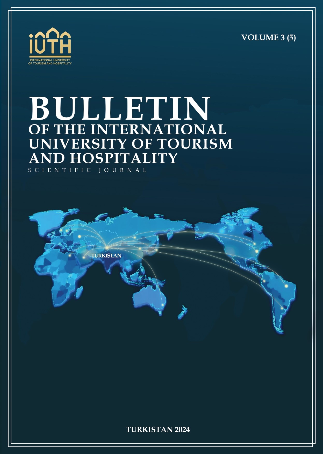 					Показать № III(5) (2024): «Bulletin of the International University of Tourism and Hospitality»
				